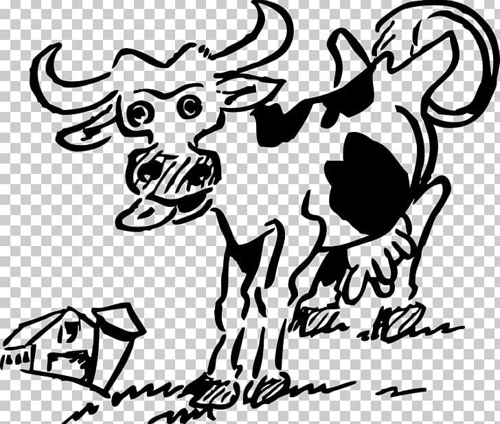 Child Drawing Cattle PNG, Clipart, Artwork, Barn, Black, Black And White, Carnivoran Free PNG Download