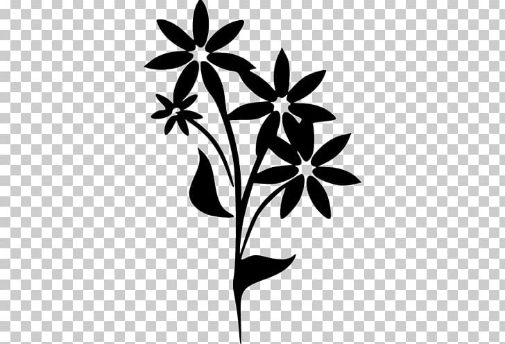 Wall Decal Sticker Flower PNG, Clipart, Black And White, Branch, Bumper Sticker, Color Black, Decal Free PNG Download