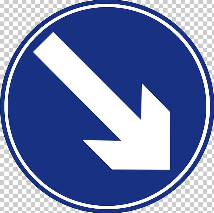 Traffic Sign Mandatory Sign Road Arrow PNG, Clipart, Angle, Area, Arrow, Blue, Brand Free PNG Download