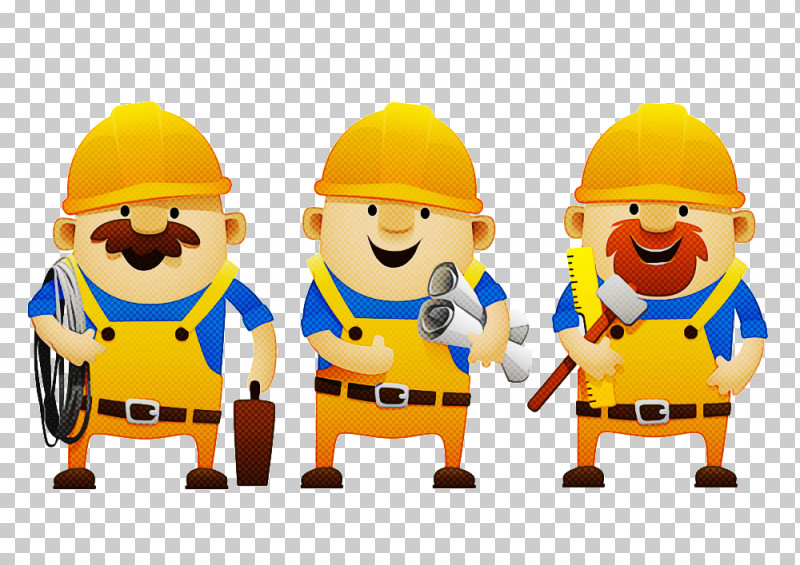 Cartoon Construction Worker Yellow Animation Personal Protective Equipment  PNG, Clipart, Animation, Cartoon, Construction Worker, Hard Hat,