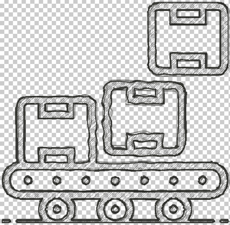 Delivery Icon Conveyor Icon PNG, Clipart, Black, Black And White, Car, Conveyor Icon, Delivery Icon Free PNG Download