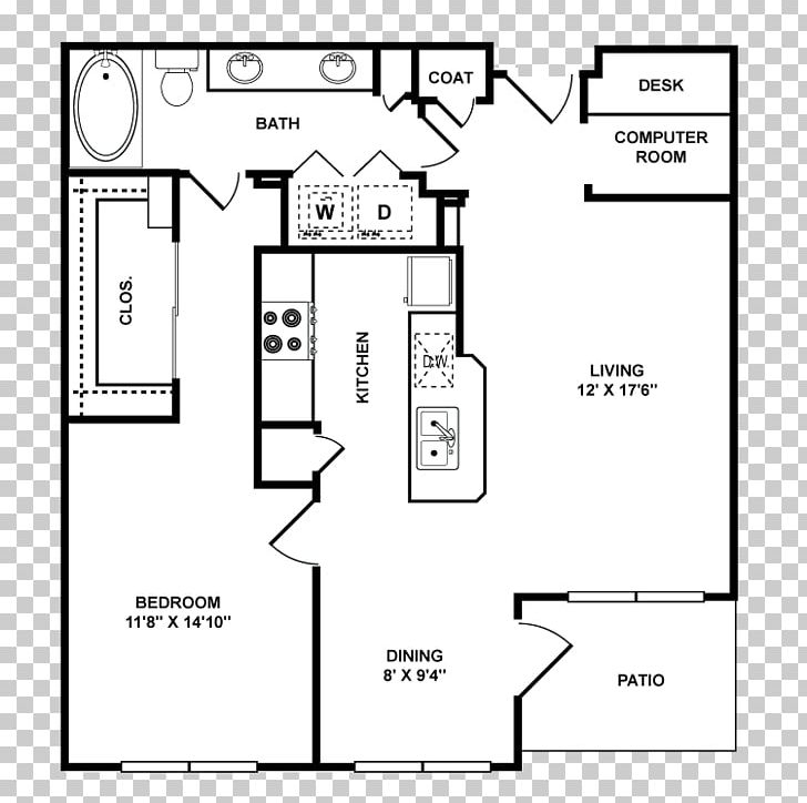 Floor Plan Apartment House Affordable Housing Real Estate PNG, Clipart, Angle, Apartment, Area, Black And White, Brand Free PNG Download