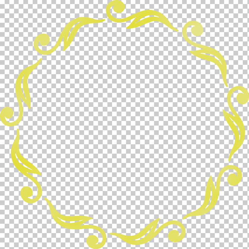 Yellow Circle PNG, Clipart, Circle, Floral Frame, Flower Frame, Monogram Frame, Paint Free PNG Download