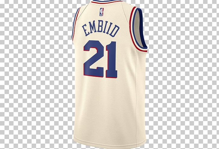 Sports Fan Jersey T-shirt 2016–17 NBA Season Sleeveless Shirt PNG, Clipart, Active Shirt, Active Tank, Clothing, Jersey, Joel Embiid Free PNG Download