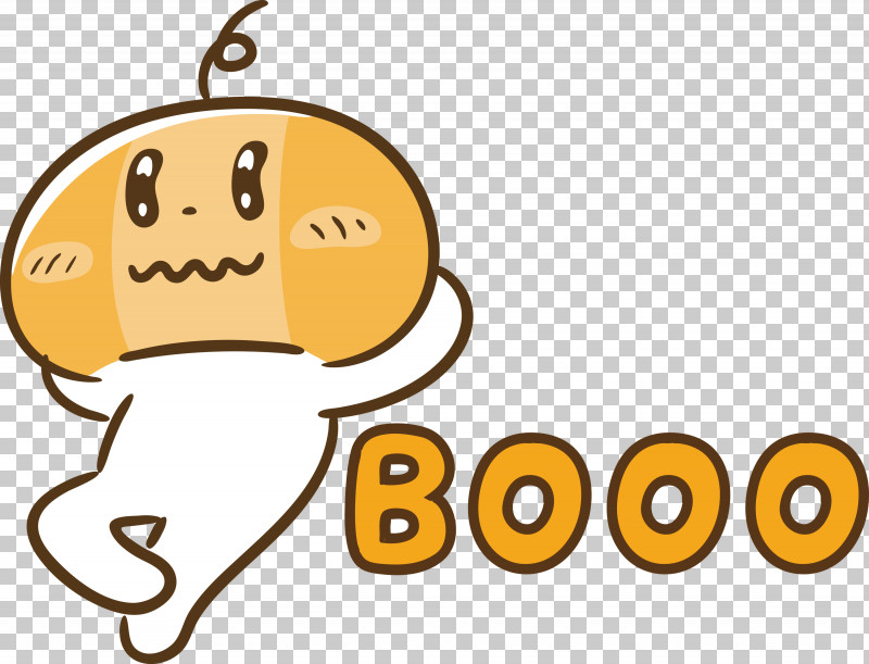 Booo Happy Halloween PNG, Clipart, Behavior, Booo, Cartoon, Emoticon, Geometry Free PNG Download