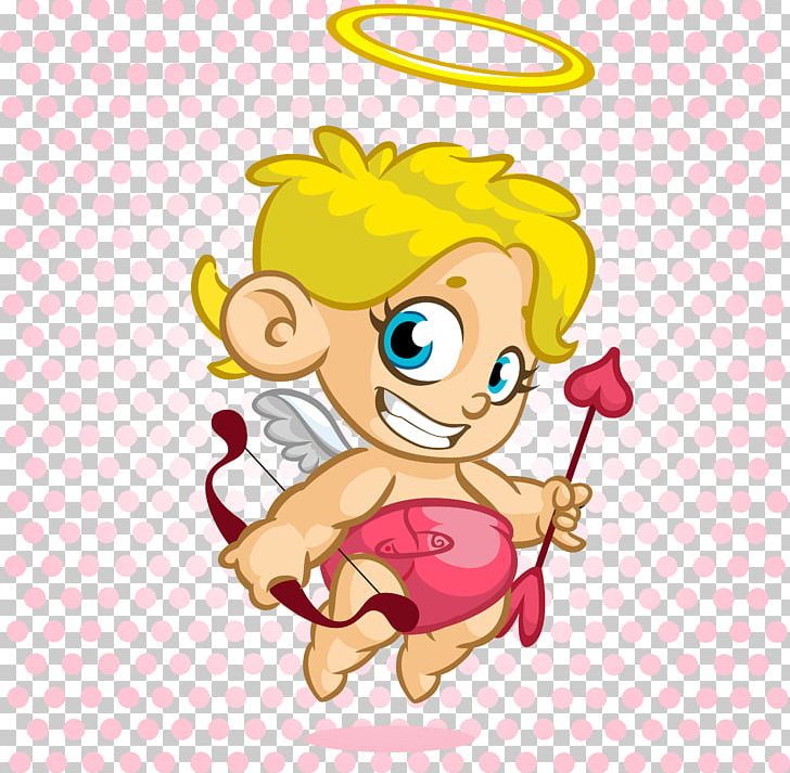 Cupid Cartoon Illustration PNG, Clipart, Cheek, Child, Cupid Arrow, Cupid Vector, Encapsulated Postscript Free PNG Download