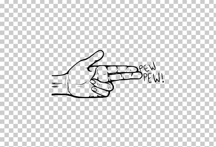 Drawing Handgun Finger Gun Png Clipart Angle Area Arm Artist