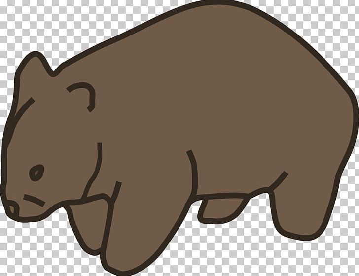 Wombat PNG, Clipart, Bear, Blogger, Carnivoran, Cartoon, Cat Like Mammal Free PNG Download