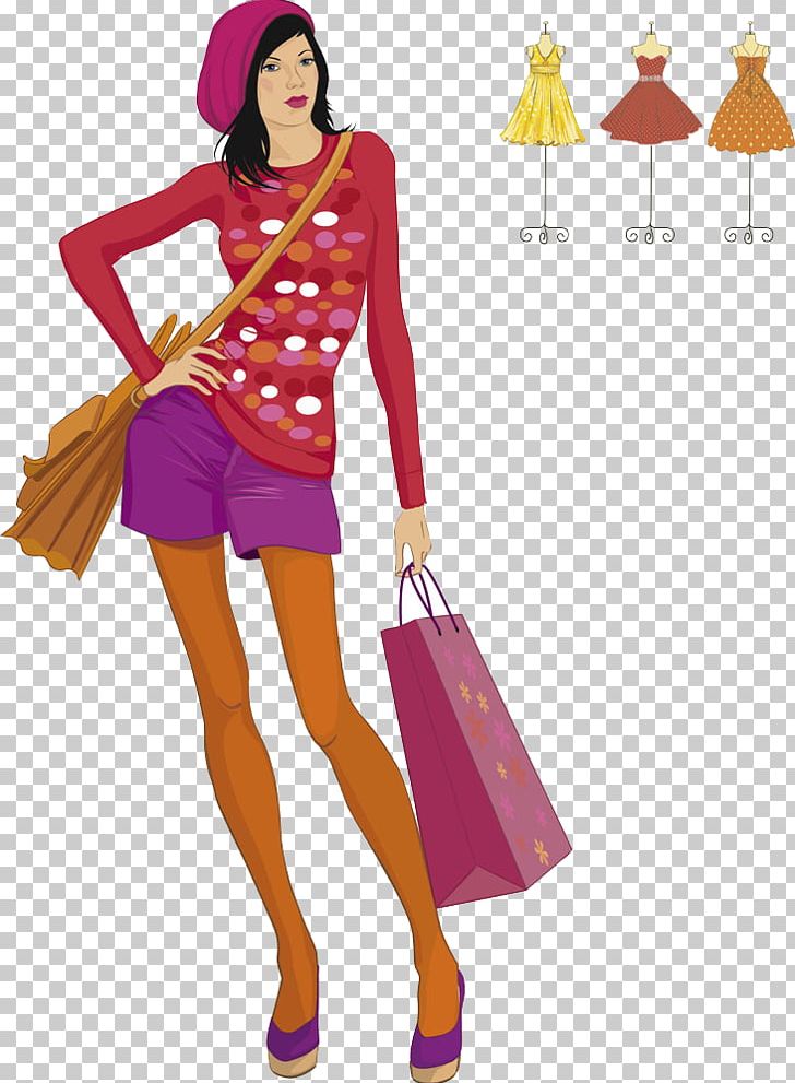 Fashion Model Woman Illustration PNG, Clipart, Art, Balloon Car, Cartoon, Cartoon Character, Cartoon Cloud Free PNG Download
