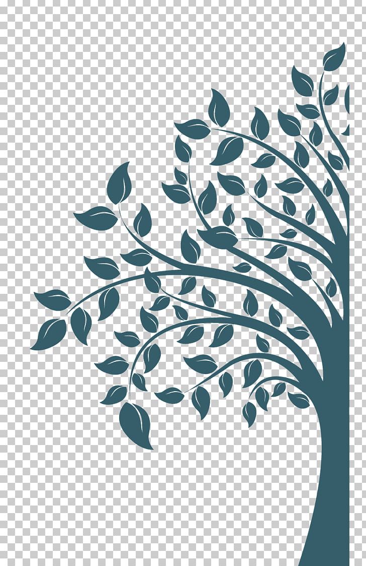 Teal White Branching Leaf Font PNG, Clipart, Black And White, Branch, Branching, Leaf, Miscellaneous Free PNG Download