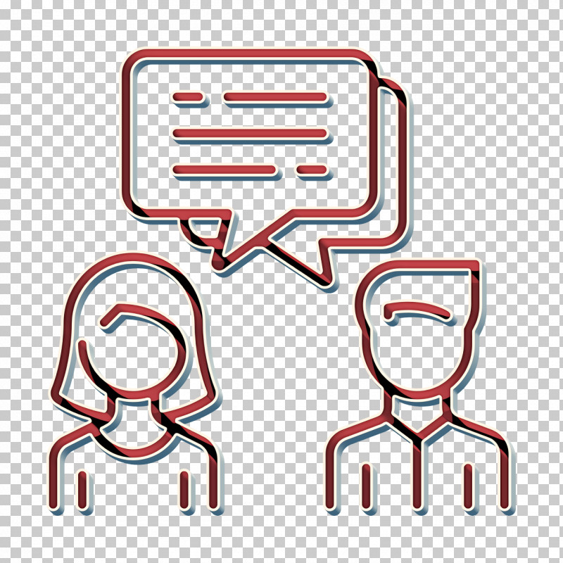 Teamwork Icon Conversation Icon PNG, Clipart, Conversation Icon, Line, Line Art, Red, Teamwork Icon Free PNG Download