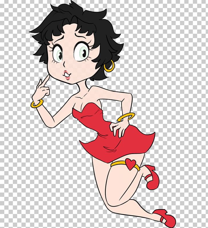 Drawing Betty Boop Cartoon PNG, Clipart, Anime, Arm, Art, Betty, Black Hair Free PNG Download