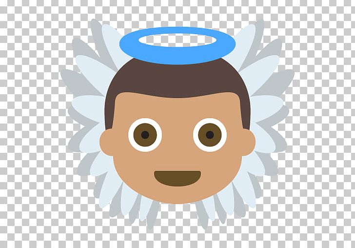 Emoji Angel Human Skin Color Meaning Light Skin PNG, Clipart, Angel, Black, Cartoon, Circle, Computer Icons Free PNG Download