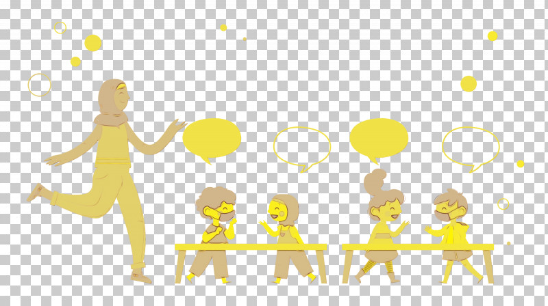 Logo Cartoon Yellow Happiness Line PNG, Clipart, Behavior, Cartoon, Classroom, Conversation, Happiness Free PNG Download