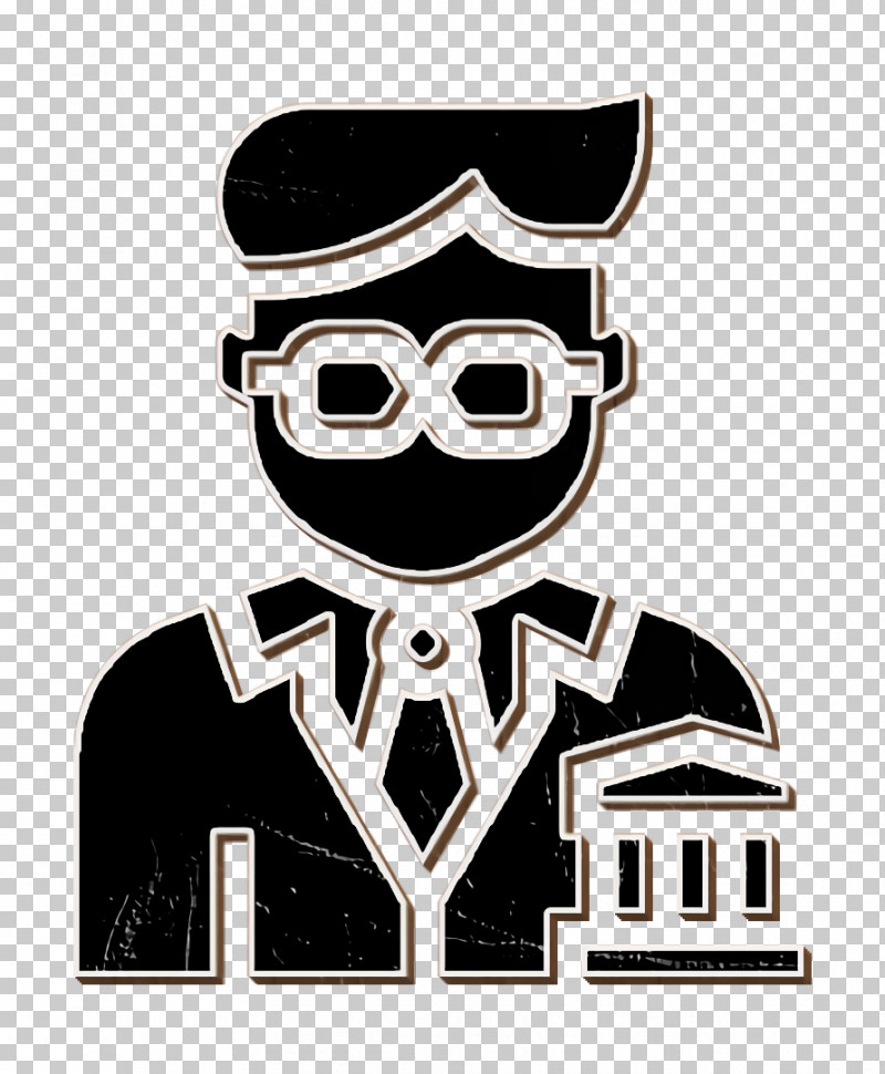 Banker Icon Jobs And Occupations Icon PNG, Clipart, Banker Icon, Cartoon, Eyewear, Glasses, Jobs And Occupations Icon Free PNG Download