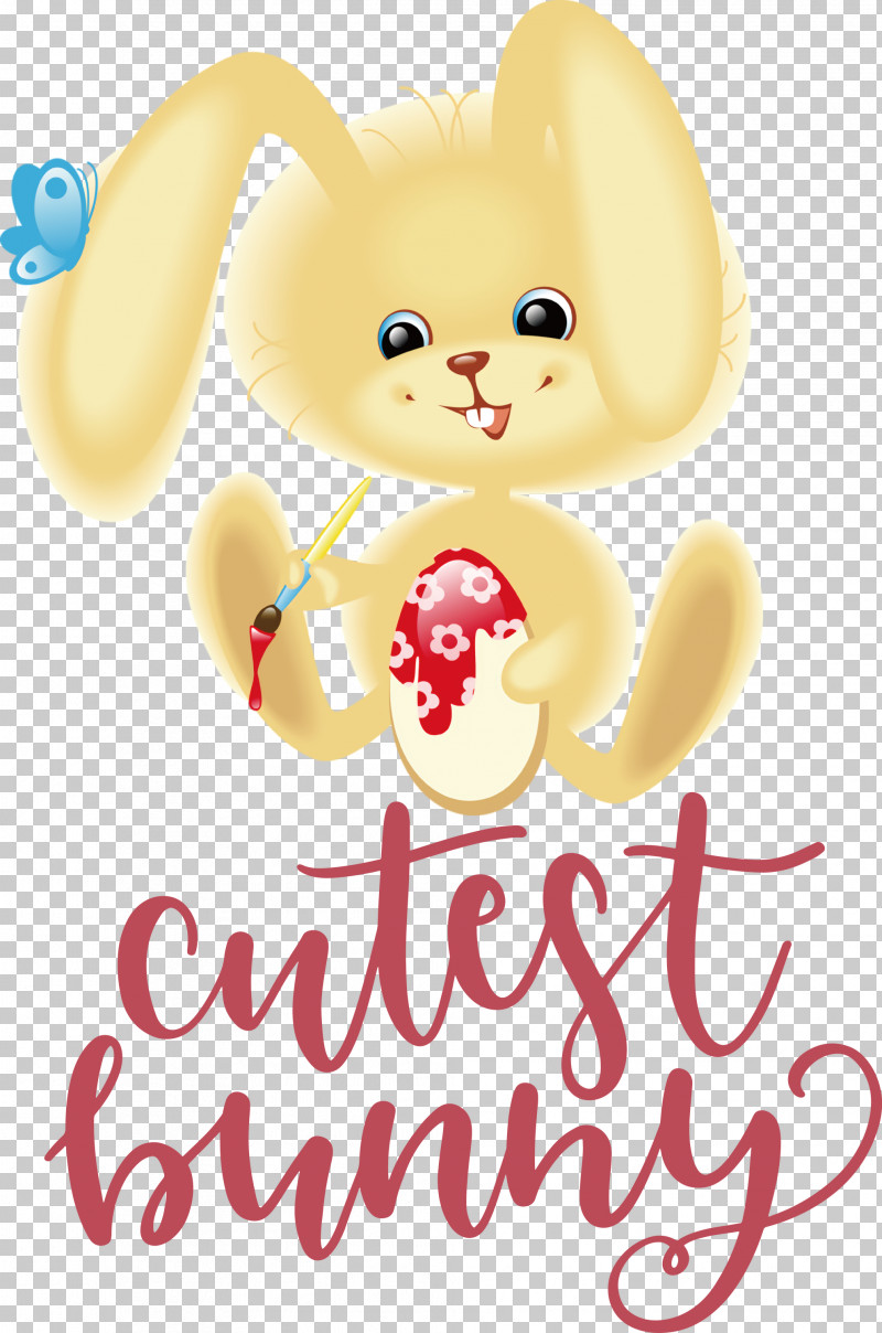 Cutest Bunny Happy Easter Easter Day PNG, Clipart, Cartoon, Character, Cutest Bunny, Data, Easter Day Free PNG Download