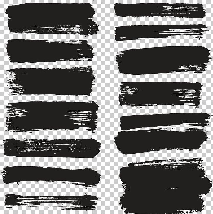 Black And White Ink Brush Paintbrush PNG, Clipart, Abr, Art, Black, Black And White, Brush Free PNG Download
