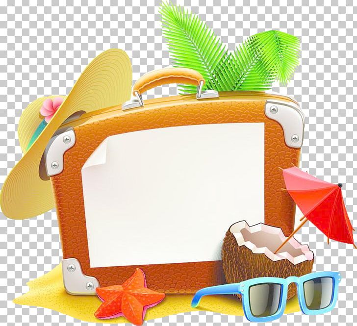 Summer Vacation Travel Suitcase PNG, Clipart, Backpack, Baggage, Beach, Cartoon, Customs Free PNG Download