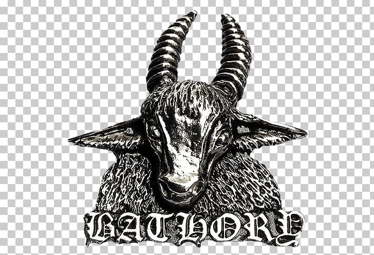 Bathory Goat Pin Viking Metal Logo PNG, Clipart, Animals, Bathory, Black And White, Cattle Like Mammal, Cow Goat Family Free PNG Download