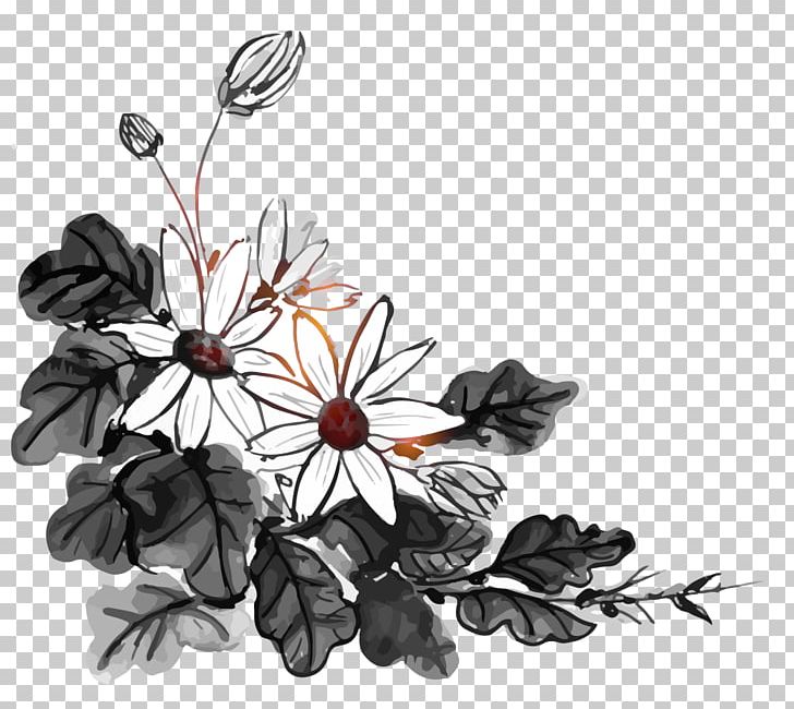 Drawing Ensu014d Ink Wash Painting Illustration PNG, Clipart, Black, Black, Black And White, Branch, Chinese Painting Free PNG Download