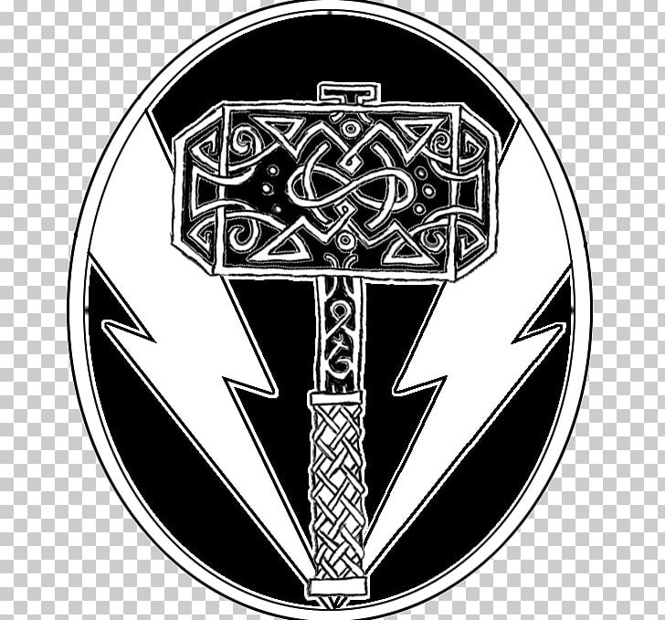 Mjölnir Norse Mythology Lightning Symbol PNG, Clipart, Archive Of Our Own, Art, Badge, Black And White, Brand Free PNG Download