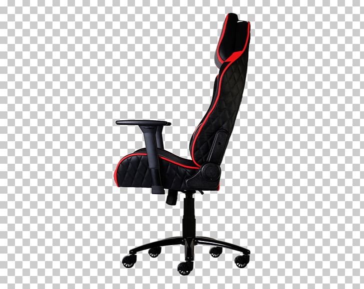 Office & Desk Chairs Wing Chair Gaming Chair Computer PNG, Clipart, Amp, Angle, Armrest, Artificial Leather, Black Free PNG Download