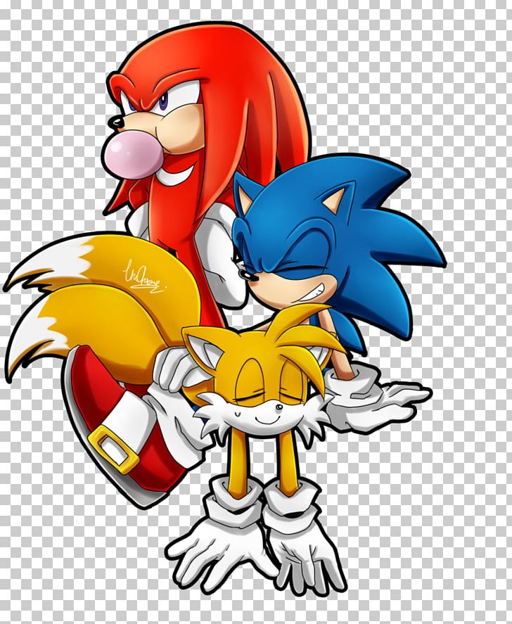 Sonic The Hedgehog Sonic & Knuckles Knuckles The Echidna Sonic Chaos Tails PNG, Clipart, Art, Beak, Bird, Cartoon, Chicken Free PNG Download