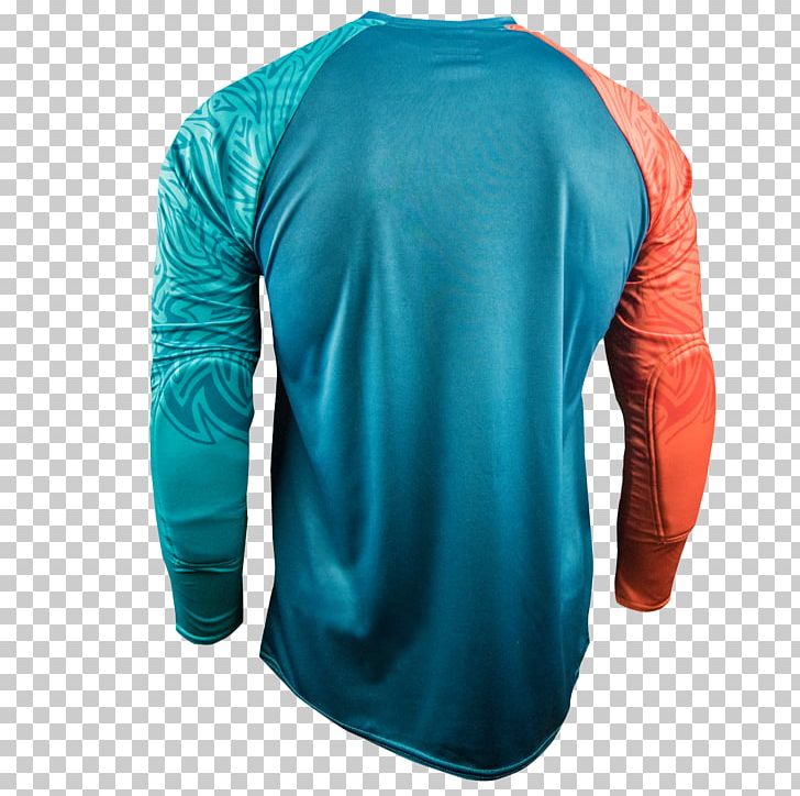 Long-sleeved T-shirt Long-sleeved T-shirt Shoulder PNG, Clipart, Active Shirt, Aqua, Blue, Clothing, Electric Blue Free PNG Download