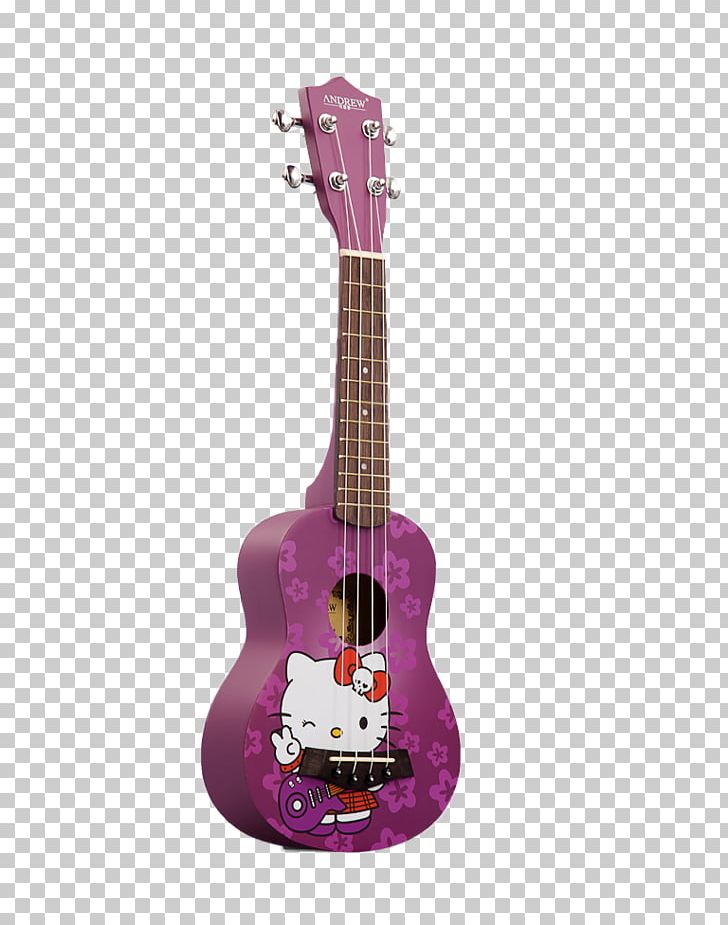 Hello Kitty Stratocaster Acoustic Guitar Ukulele PNG, Clipart, Acoustic Guitars, Cartoon, Cuatro, Guitar Accessory, Kind Free PNG Download