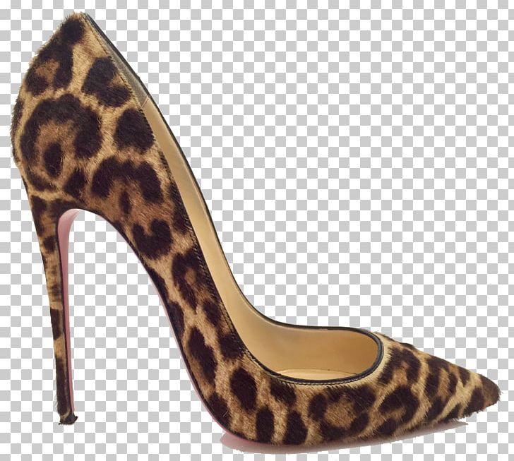 Leopard Cheetah High-heeled Footwear Shoe Calf PNG, Clipart, Animal Print, Animals, Basic Pump, Beige, Calf Free PNG Download