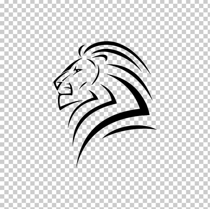 Lion Tattoo Drawing PNG, Clipart, Animals, Artwork, Black, Black And White, Carnivoran Free PNG Download
