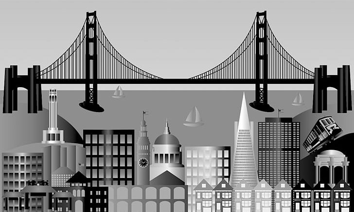 San Francisco Skyline Stock Photography PNG, Clipart, Animals, Architecture, Black And White, Building, City Free PNG Download