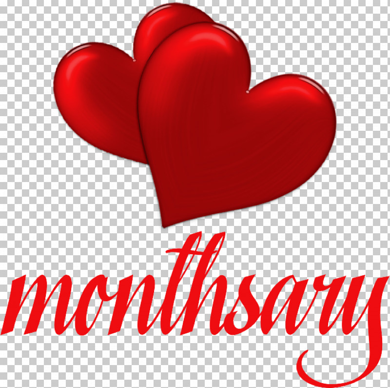 Happy Monthsary PNG, Clipart, Happy Monthsary, Heart, M095, Red, Valentines Day Free PNG Download