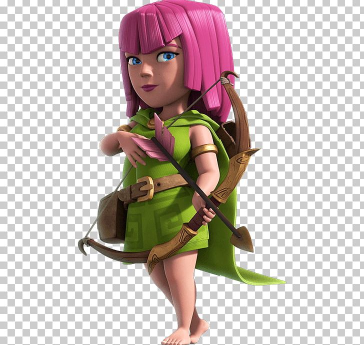 Clash Of Clans Archer Clash Royale Video Game Video Gaming Clan PNG, Clipart, Action Figure, Anime, Archer, Brown Hair, Character Free PNG Download