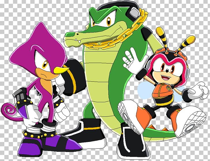 Knuckles' Chaotix Espio The Chameleon The Crocodile Sonic Riders Sonic Heroes PNG, Clipart, Cartoon, Chaotix Detective Agency, Espio The Chameleon, Fictional Character, Flightless Bird Free PNG Download