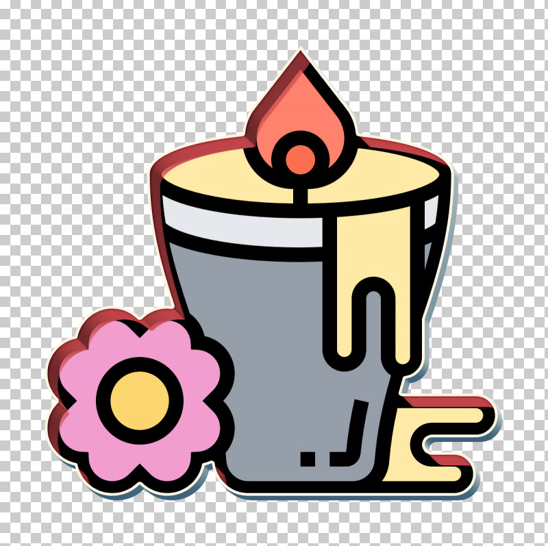 Yoga Icon Spa Element Icon Candle Icon PNG, Clipart, Candle Icon, Drinkware, Line, Line Art, Spa Element Icon Free PNG Download