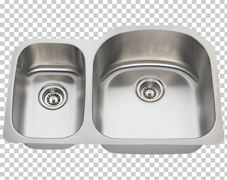 Kitchen Sink Stainless Steel Brushed Metal PNG, Clipart, Angle, Bathroom Sink, Bowl, Bowl Sink, Brushed Metal Free PNG Download