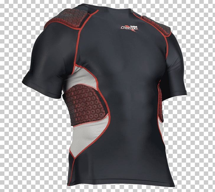 T-shirt Padding American Football Shoulder Pads PNG, Clipart, Active Shirt, American Football, Black, Clothing, Girdle Free PNG Download