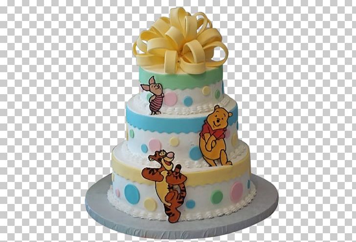 Winnie-the-Pooh Baby Shower Diaper Cake Infant Party PNG, Clipart, Birthday, Birthday Cake, Buttercream, Cake, Cake Decorating Free PNG Download