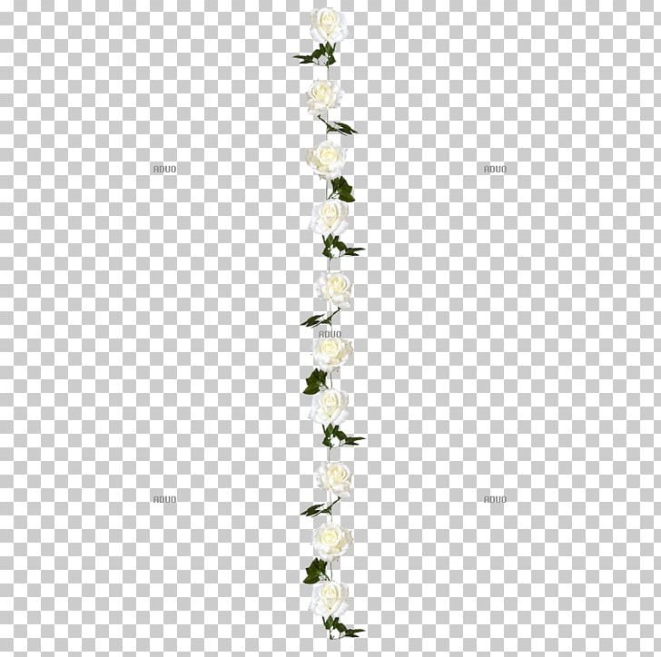 White Cut Flowers Garland Green PNG, Clipart, Branch, Centimeter, Cut