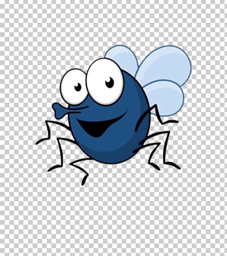 Cartoon Fly Insect Illustration PNG, Clipart, Animals, Blue, Computer Wallpaper, Fictional Character, Free Logo Design Template Free PNG Download