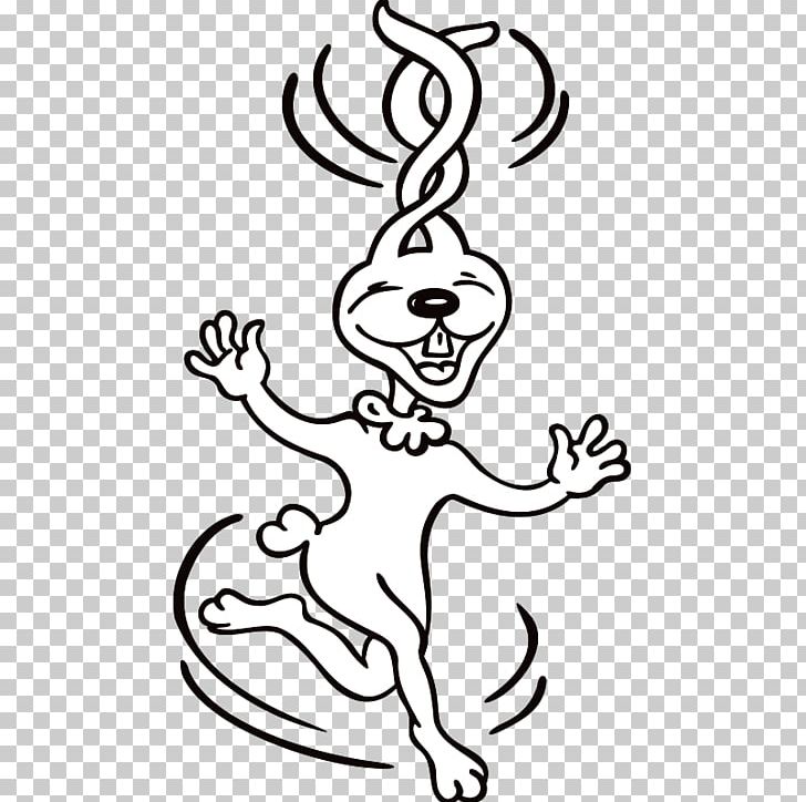 Black And White Rabbit PNG, Clipart, Abstract Lines, Animals, Area, Arm, Black Free PNG Download