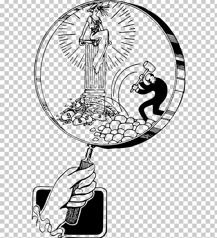 Magnifying Glass PNG, Clipart, Art, Artwork, Black And White, Cartoon, Circle Free PNG Download