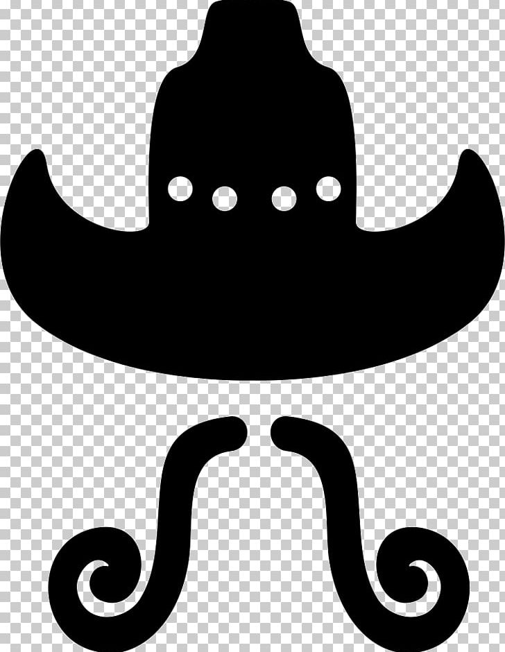 Hat Moustache Computer Icons Cowboy PNG, Clipart, Black And White, Clip Art, Clothing, Computer Icons, Cowboy Free PNG Download
