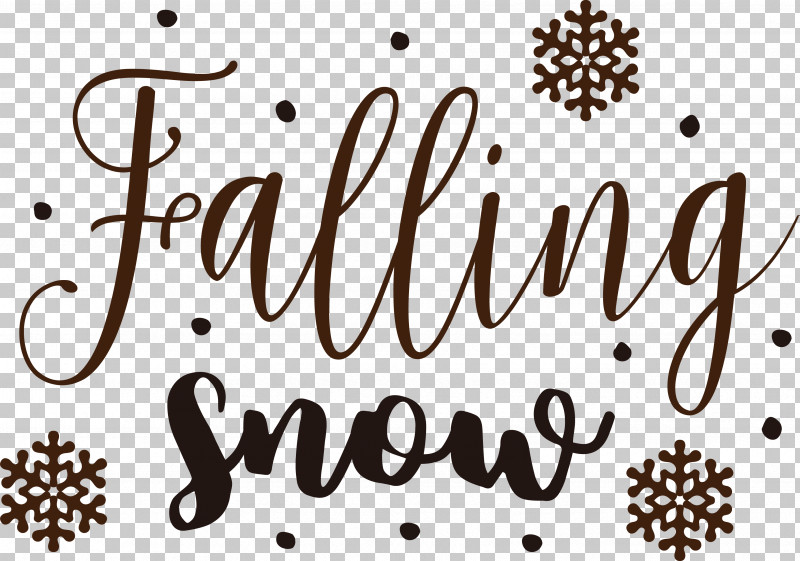 falling snowflakes clipart png