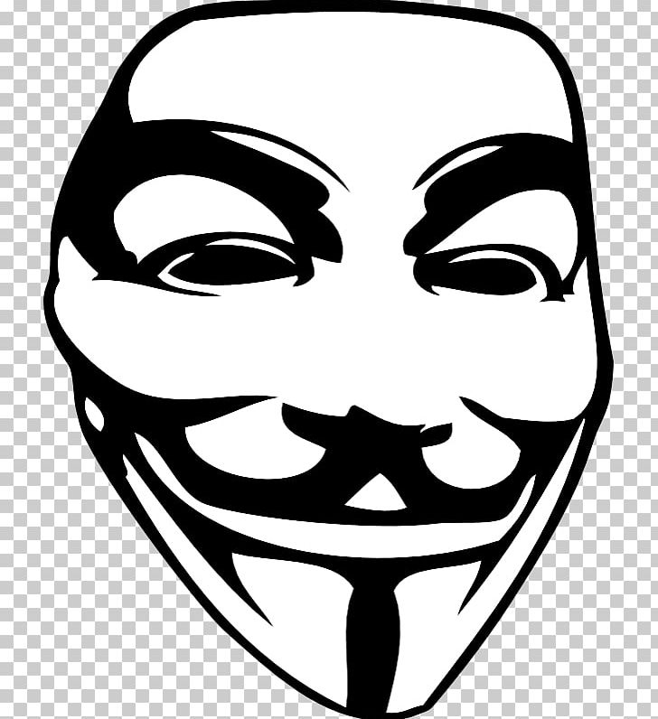 Guy Fawkes Mask Sticker V For Vendetta PNG, Clipart, Anonymous, Art, Artwork, Black And White, Decal Free PNG Download
