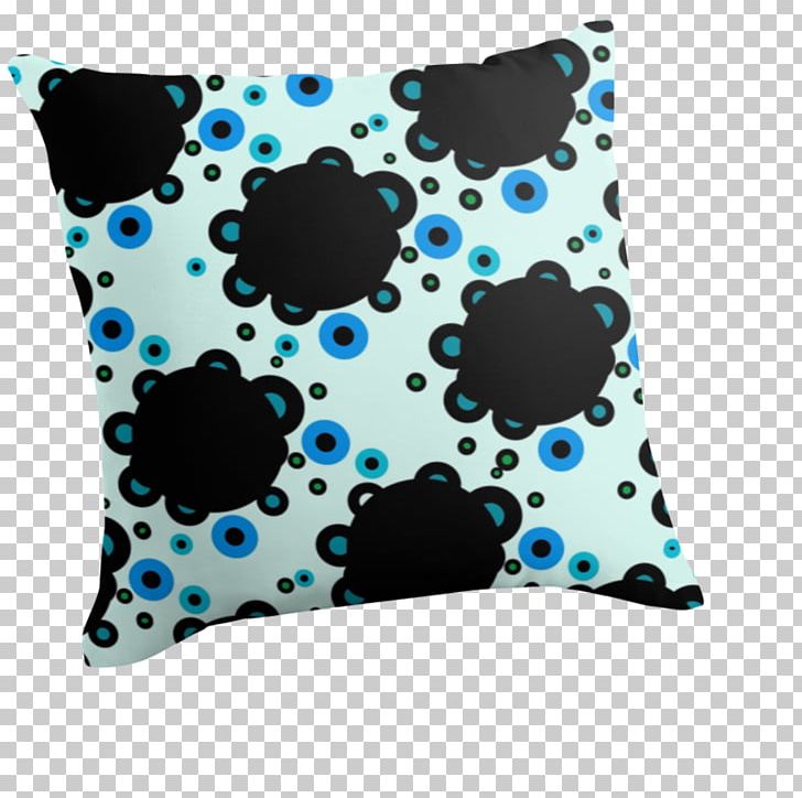 Polka Dot Cushion Throw Pillows PNG, Clipart, Aqua, Black, Blue, Cushion, Electric Blue Free PNG Download