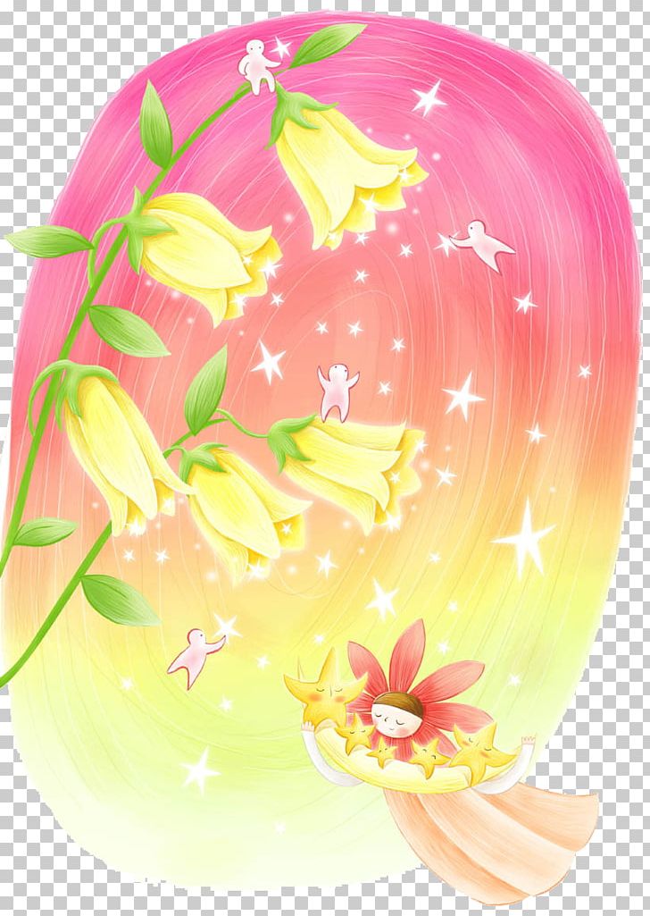 Flower Cartoon Graphic Design Illustration PNG, Clipart, Child, Comics, Designer, Easter Egg, Fairy Tale Free PNG Download