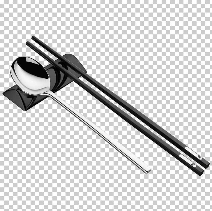 Chopsticks WMF Group Stainless Steel Spoon Chopstick Rest PNG, Clipart, Angle, Black, Black And White, Cartoon Spoon, Cast Iron Free PNG Download