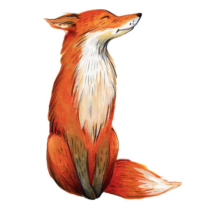 Fox Watercolor Painting PNG, Clipart, Animals, Art, Beak, Bird, Book Illustration Free PNG Download